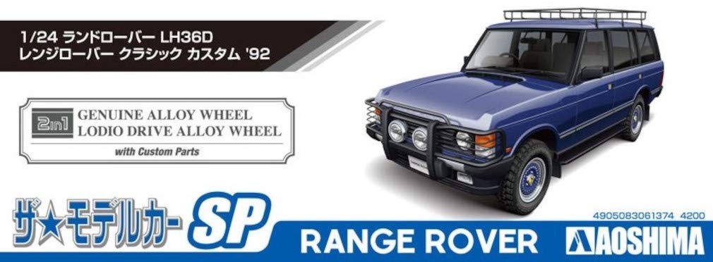 Aoshima Bunka Kyozaisha Die Modellautoserie SP Land Rover LH36D Range Rover Classic Custom 1992 Plastikmodell 1/24
