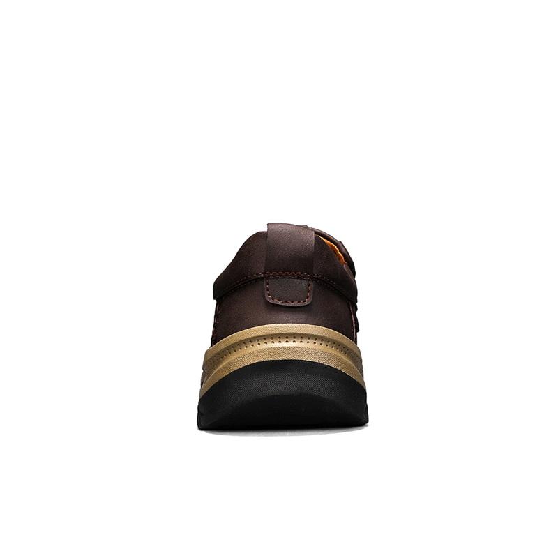 High Quality Men Casual Leather Office Loafers Outdoor Non Slip Walking Flats Business Shoe Classic Work Office Driving Sneakers