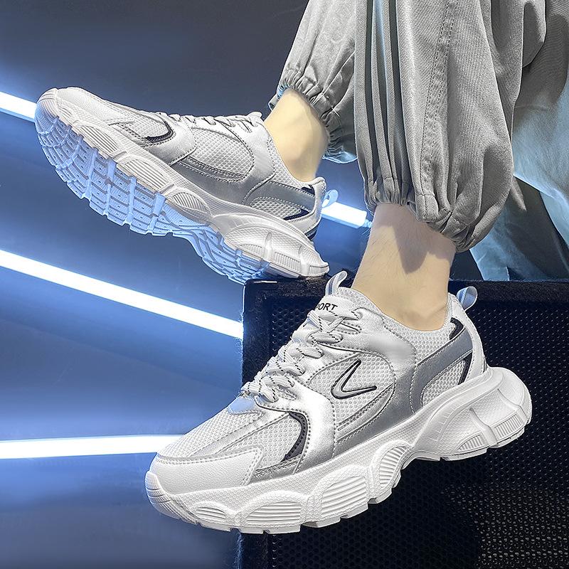 22 New Casual Sports Shoes Thick-soled Breathable and Light Running Dad Shoes