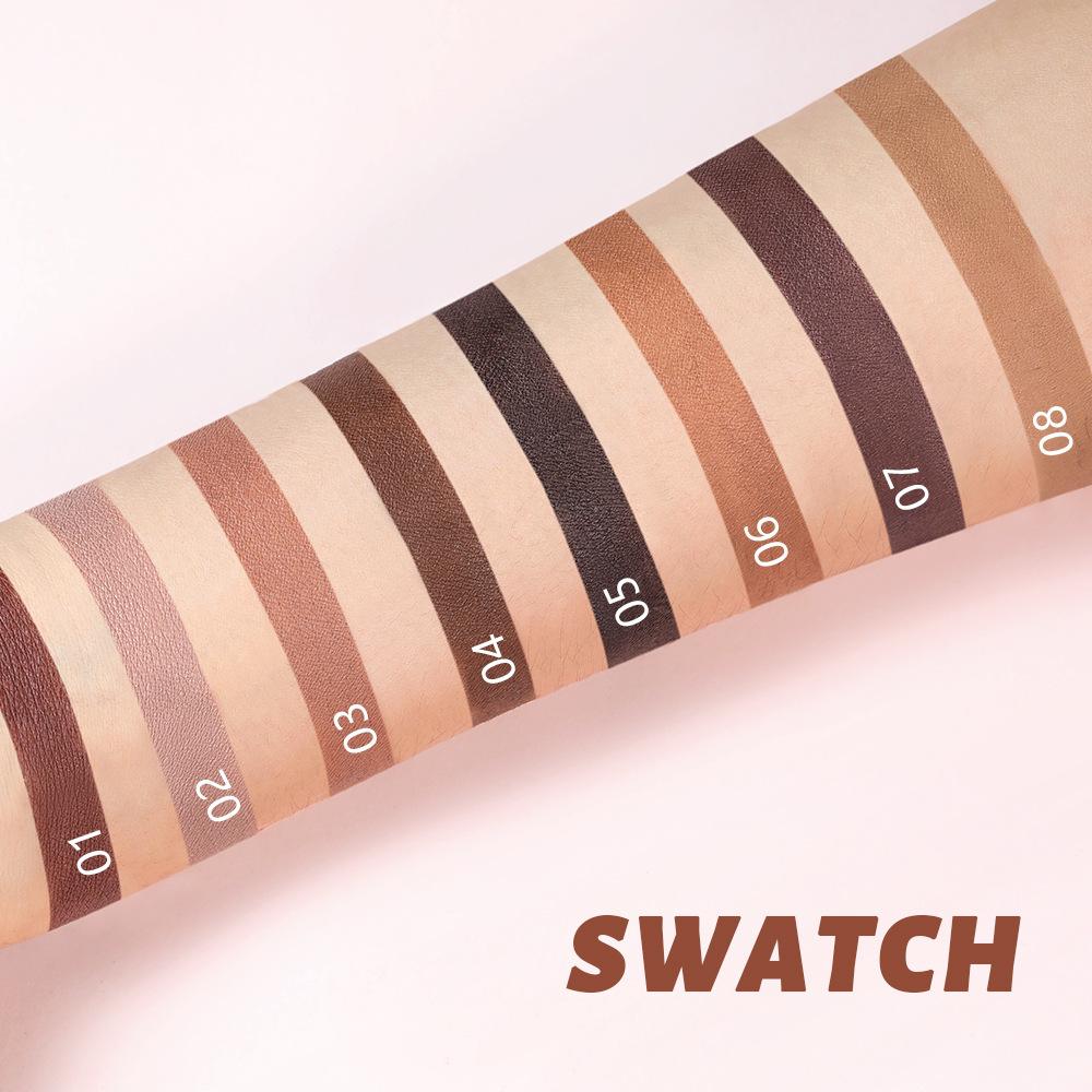 8barevný tekutý konturovací korektor, voděodolný, rozjasňující krycí make-up, sochařská silueta, obrys, konturovací make-up