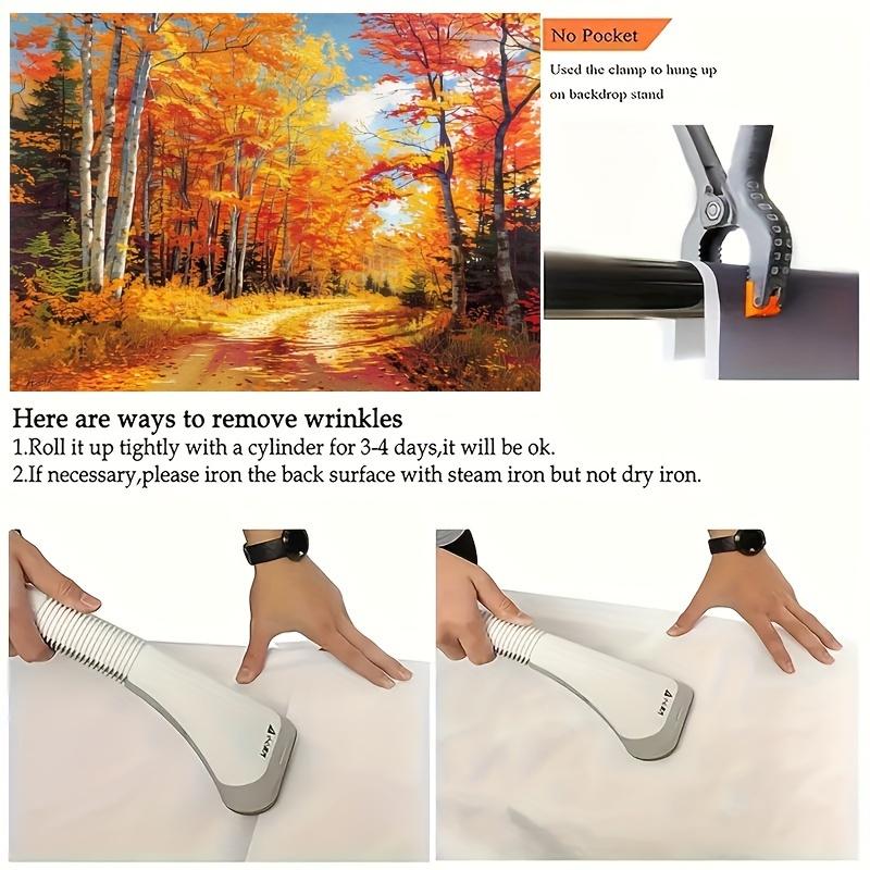 2D Flat Surface 1-piece Autumn Photography Backdrop Suitable for Use In Studios Birthday Parties and Wedding Decorations