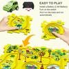 25PCS Puzzle Racer Kids Car Track Play Toy Set, Set with Vehicles, Railcar Track for Boys&girls, Preschool Christmas Games Gift