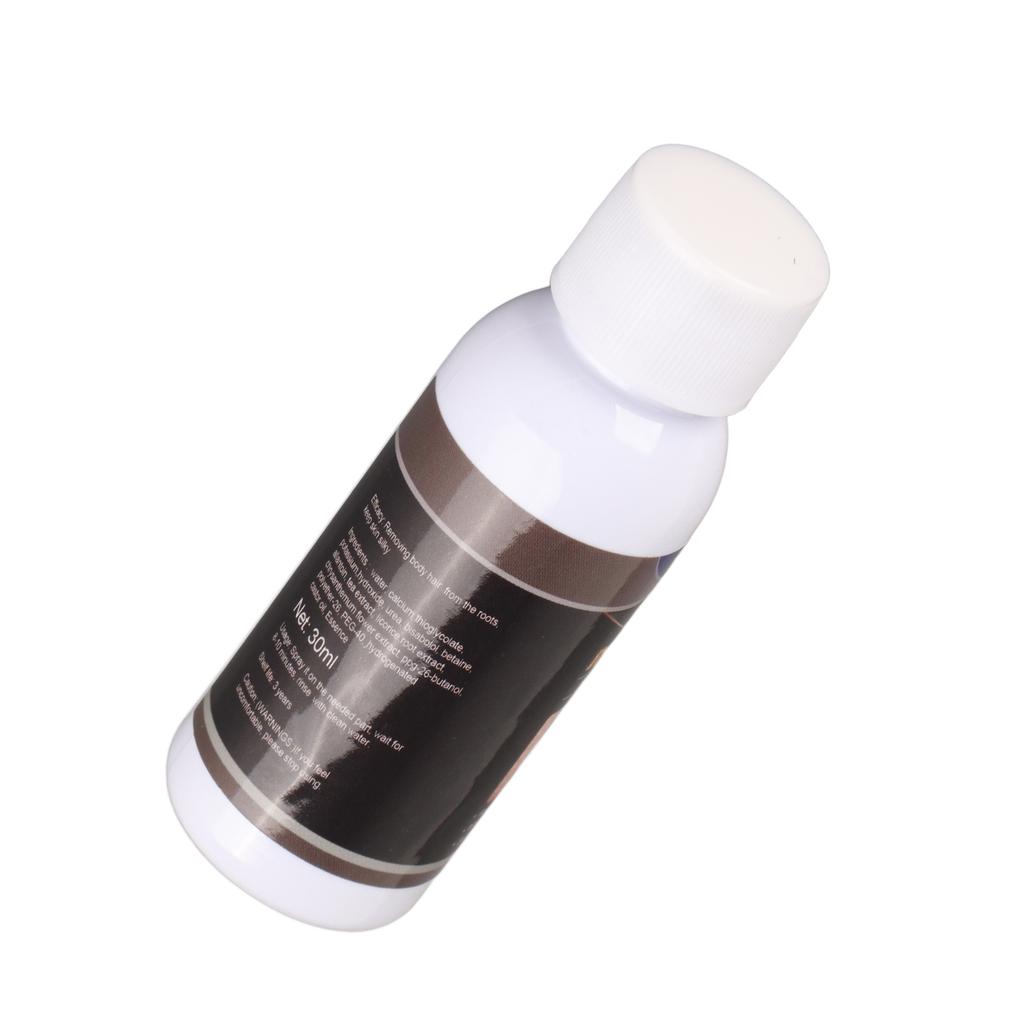 Hair Removal Spray Painless Stop Growth Gentle Portable Hair Inhibitor Spray for Leg Arm 30ml Men