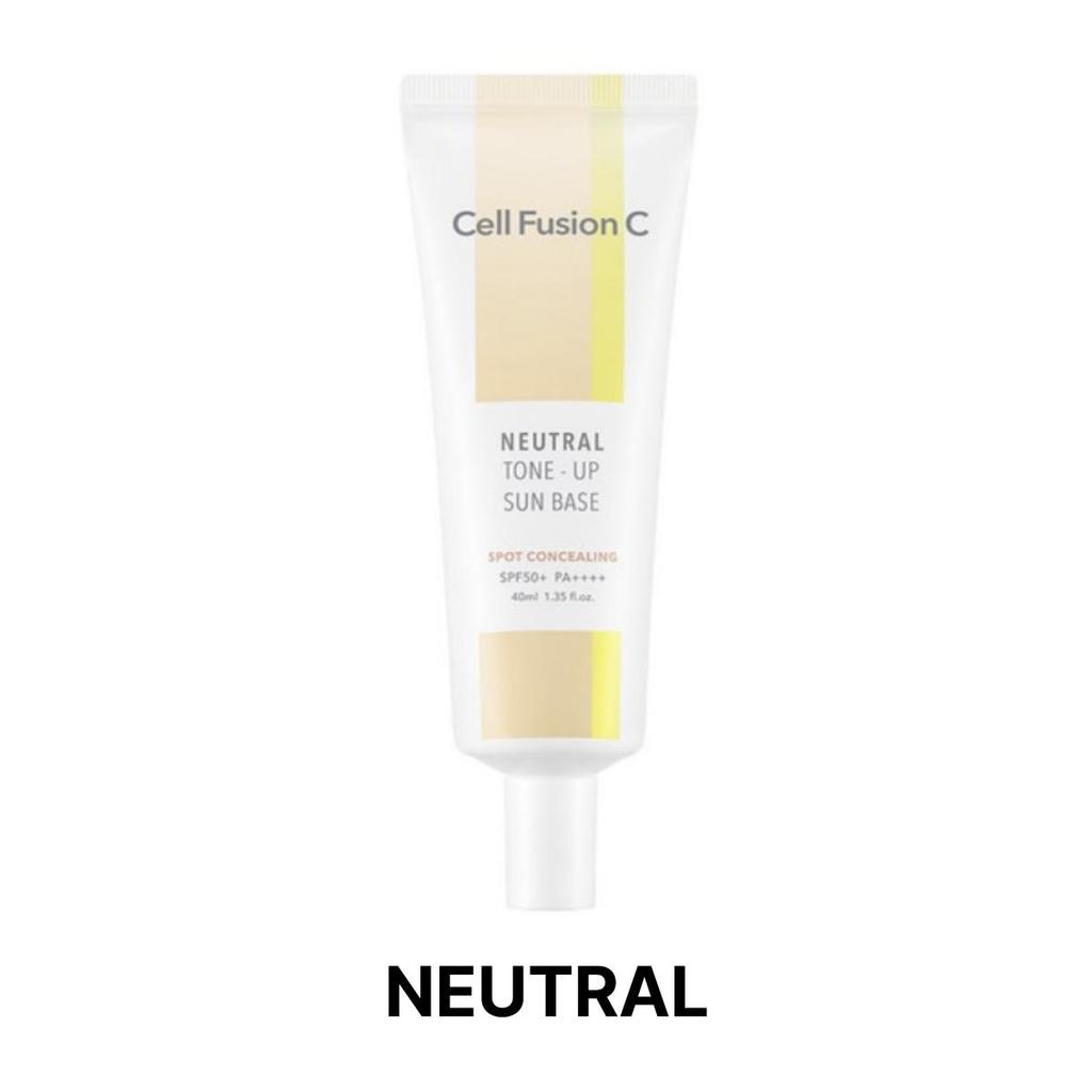 Cell Fusion C Tone-Up Sun Base SPF50+ PA++++ 40ml (4 Types)