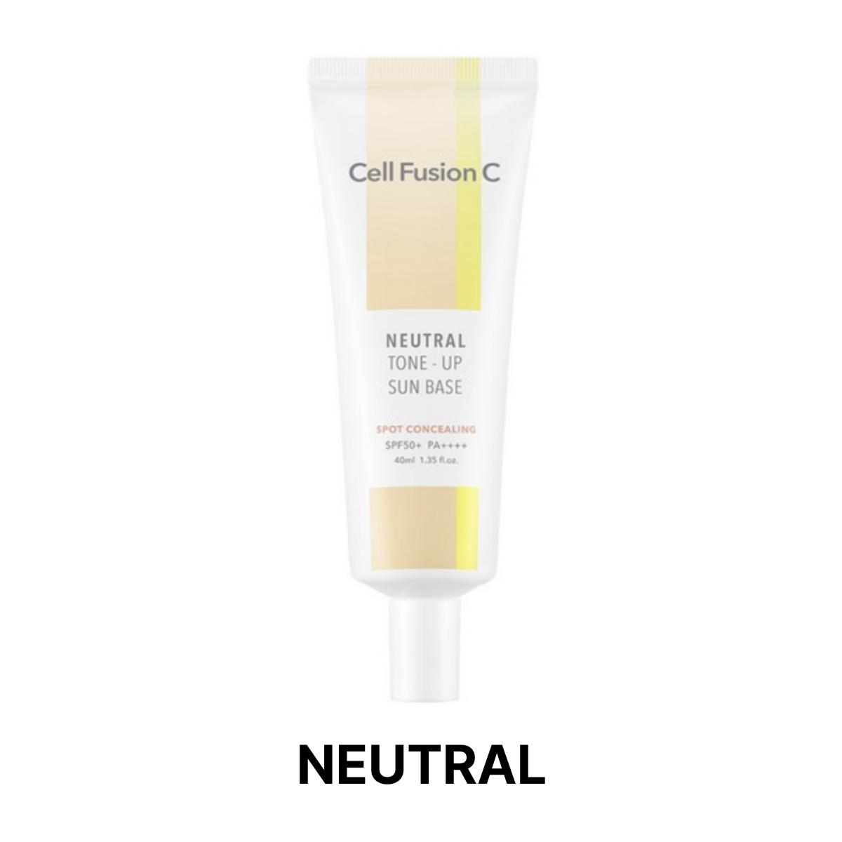 

Cell Fusion C Тон-ап сонцезахисна база SPF50+ PA++++ 40мл (4 типи) NEUTRAL
