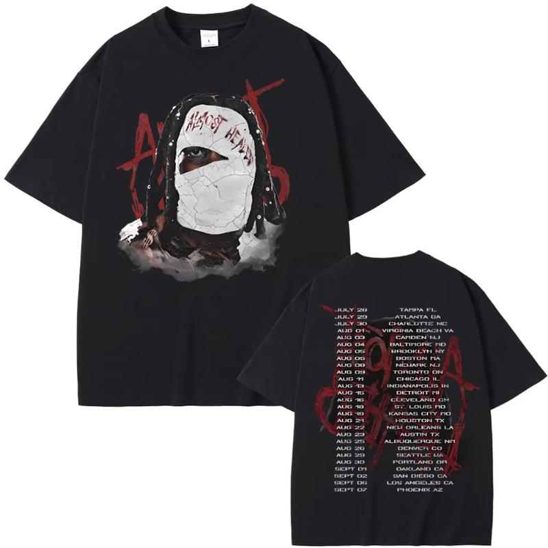 

Rapper Lil Durk Healing Tour Tshirt Unisex Womens Hip Hop Fashion Vintage Oversized Tshirt Unisexs Casual Cotton Short Sleeve S