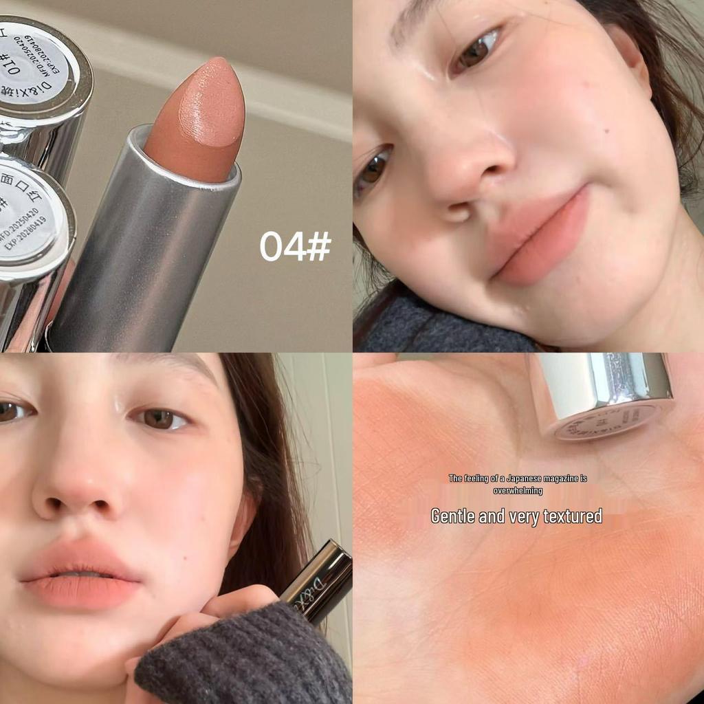 DIXI Amber Velvet Matte Lipstick – Long-lasting, High Pigment, Non-transfer, Whitening Lip Mud.