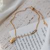 Simple Titanium Steel Anklet Women'S Advanced 18K Anklet  Love Anklet Accessories Gift
