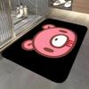 Cartoon Character - G-Gloomy Floor Mat Soft Flannel Entrance Door Mat Non Slip Absorbent Bathroom Bedroom Floor Rug