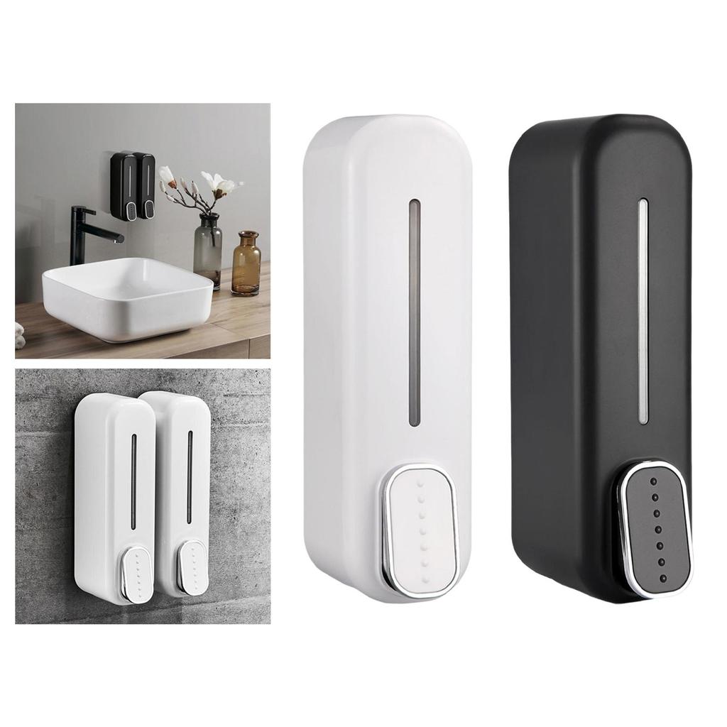 Plastic Manual Hand Shampoo Shower Gel Dispenser 300ml for Restaurant Office