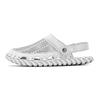 Mode Sommer Neu Mesh Hohl Atmungsaktiv Zwei Tragearten Weiche Sandalen Herren Freizeitschuhe 46 Große Größe Leichte Wasserschuhe