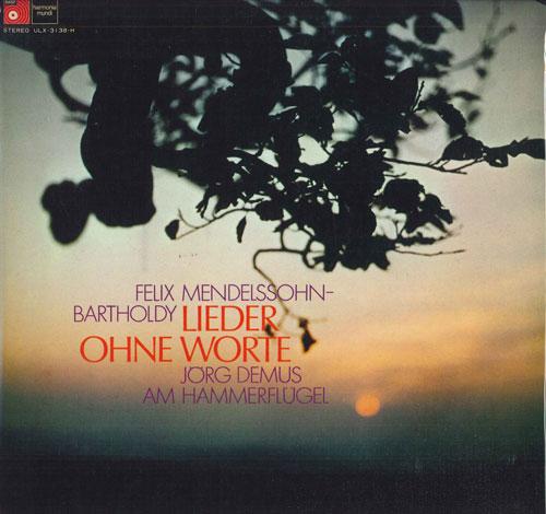 

LP Record Mendelssohn Songs Without Words ULX3138H DEUTSCHE HARMO Japan Classical Used