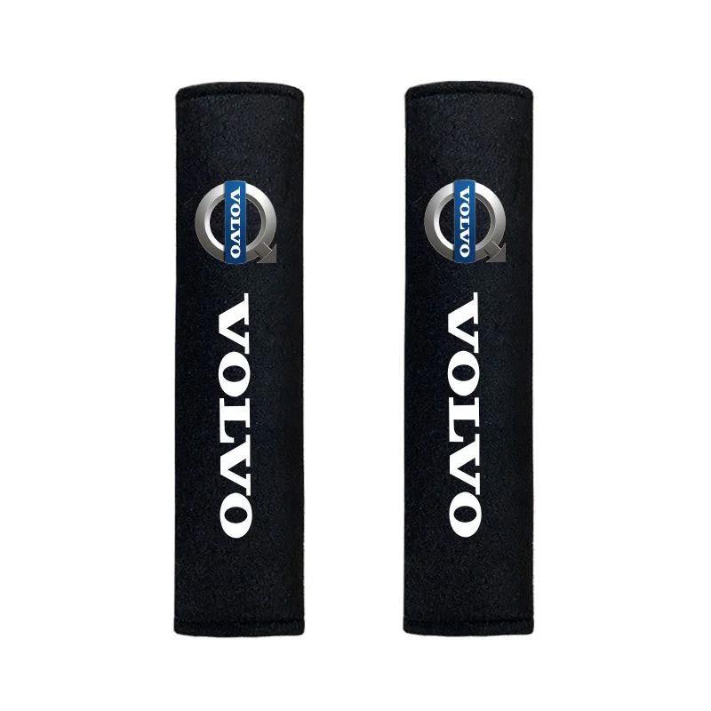 

2pcs Car Seat Belt Pad Safety Strap Shoulder Cover Soft Mat For Volvo Rdesign XC40 XC60 V60 V40 XC90 V50 S60 V70 S90 Olestar AWD