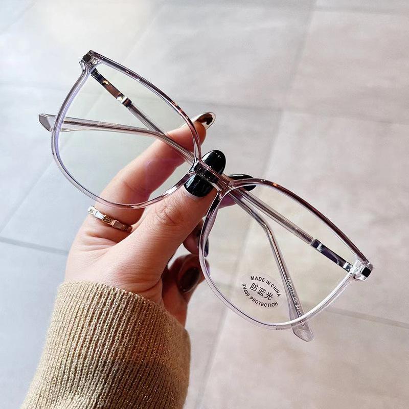 Korean Style Man Eyeglasses  Material Stylish Women'S Glasses Frames Blue Light Blocking Computer Glasses