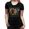 Italian Aces Briscola Scopa Card TShirt for Women ONeck Streetwear T Shirts Womens Short Sleeve Summer Clothes Tops