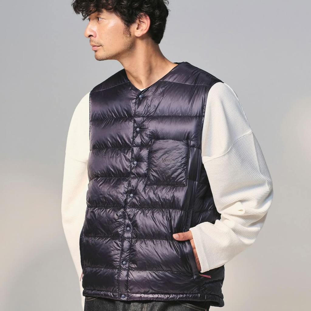 NANGA INNER DOWN VEST N1IdBKE2 Brown XL