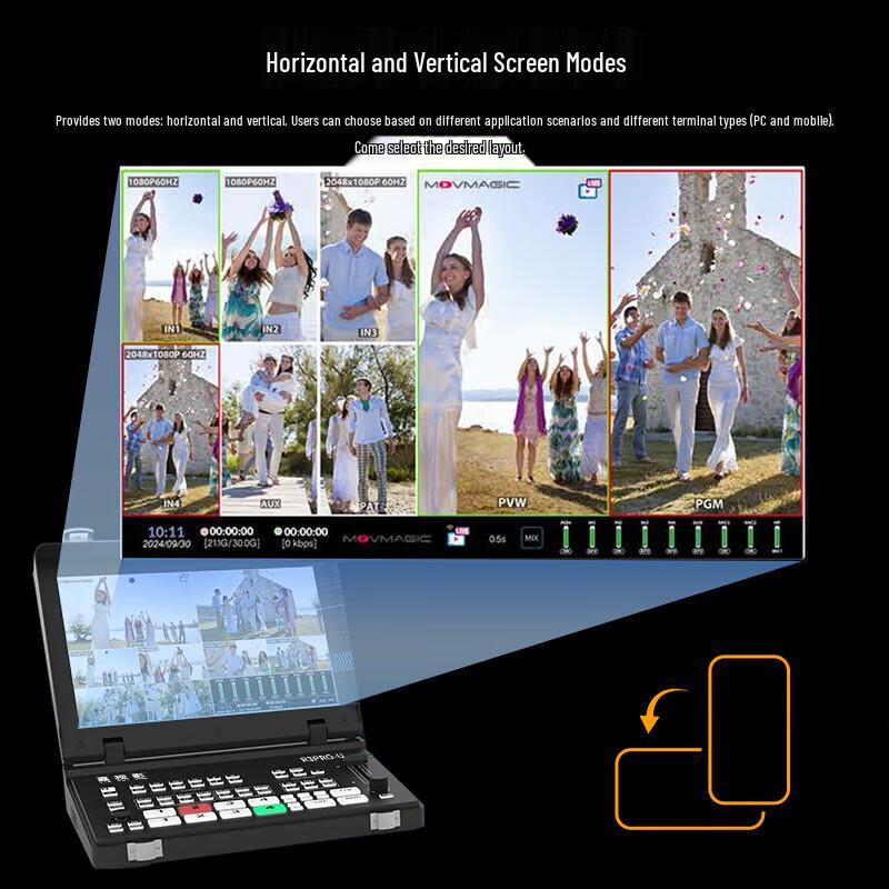 Jiashiying R3 Pro-H 4K Live Streaming Switcher Console