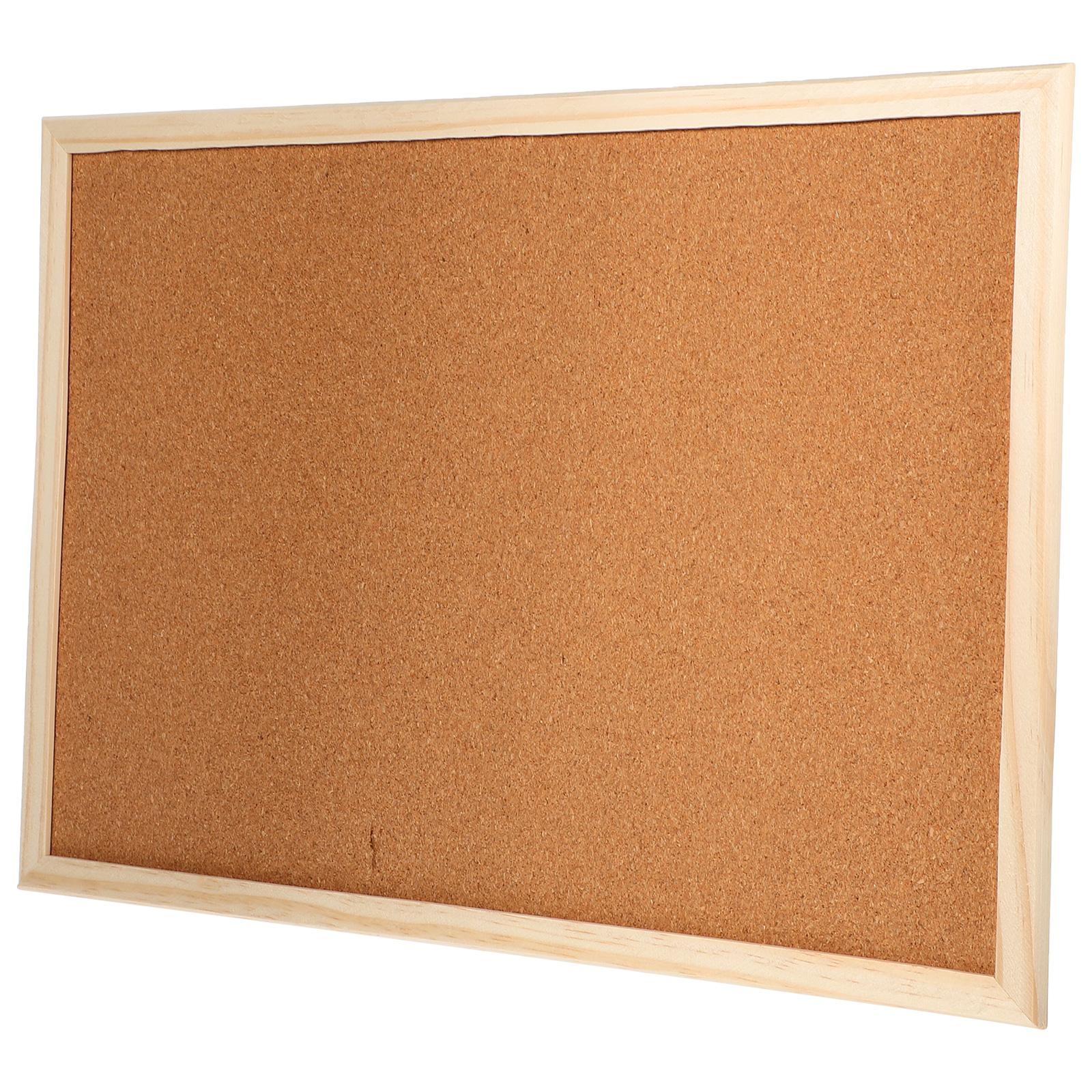 

Пробковая доска Декоративное сообщение Войлок Маленький информационный бюллетень для стены Офис Деревянное объявление Класс 40.00X30.00X1.50CM