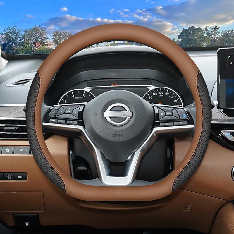 Car Steering Wheel Cover Wrap For Nissan Teana X_trail Qashqai 2019 2020 2026 2026 2026 2026 2026 Auto Braid On Steering-wheel