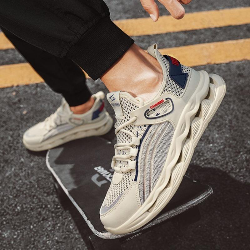 Fashion Fly Weave Designed Casual Shoes for Men 2025 Summer New Mesh Breathable Comfortable Sports Shoes Fashion Trend Low Top Sneakers