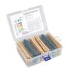 1/8W Resistance Film Resistor with Box 130 Values 2600pcs Resistor Assortment Set for DIY Projects and Experiments