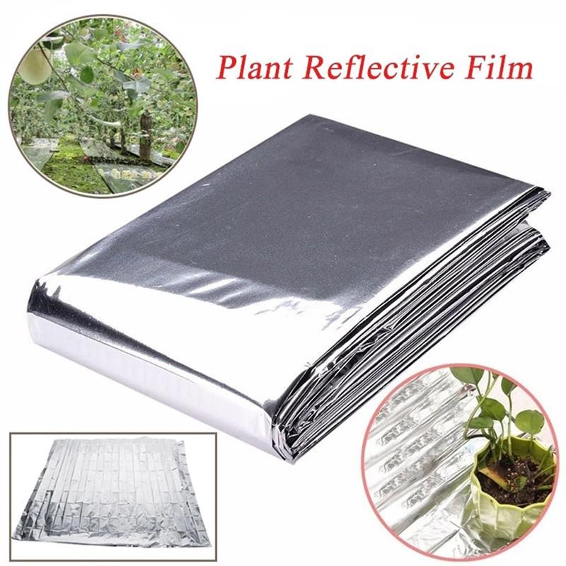 1PC High Reflective Polyester Film Used For Planting Tent Room Garden Greenhouse Agriculture And Promoting
