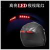 ABS Material LED Rear light open-face motorcycle helmet, unisex, suitable for all seasons, racing motorcycle warm helmet