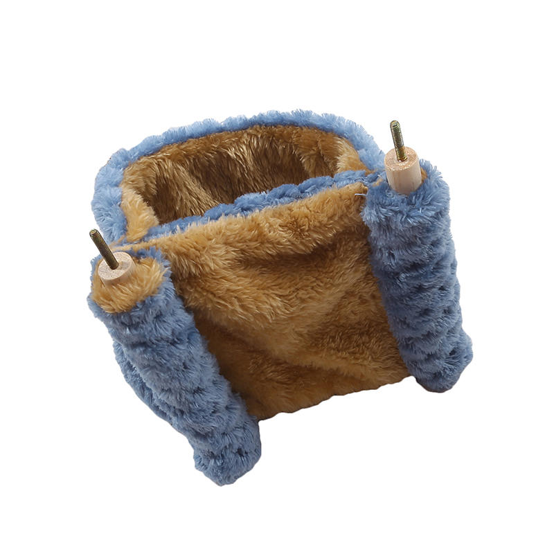 Warm Plush Hamster Hammock Small Pet Sleeping Bag Nest Pets Rat Squirrel Hanging Cage Houses Pet Accessories Supplies
