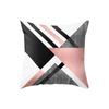Several Nordic Minimalist Peach Leather Velvet Pillow Case Waist Pillow Cushion Cover Sofa Pillow