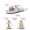 Fairy Style Skirt Rhinestone Bow with Slippers Female Outer Wear 2025 Summer New Casual Versatile Sandals