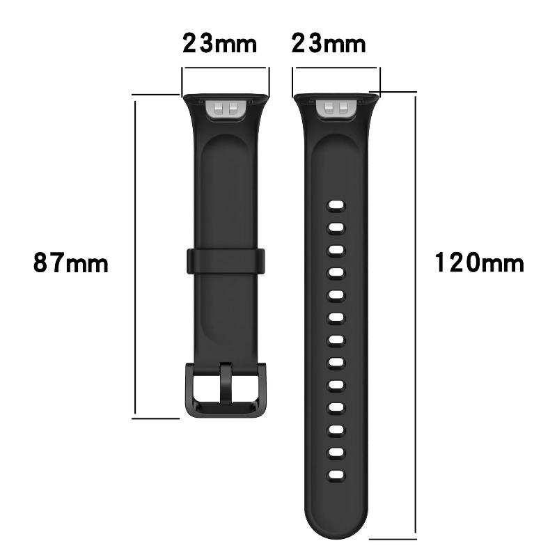 TPU Watch Strap Replacement Wristband for Xiaomi Smart Band 7 Pro / Mi Band 7 Pro, Soft Sport Bracelet Band