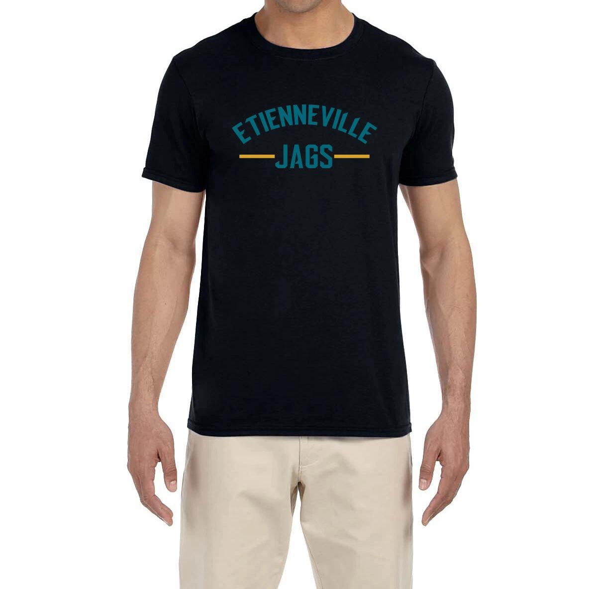 Jacksonville Jaguars Travis Etienne Etienneville Logo T-Shirt XS