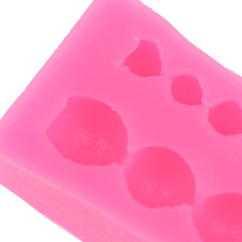 Kulekjede Silikon Fondantform Perle Kake Sukkerpasta Sjokolade Leire Kant