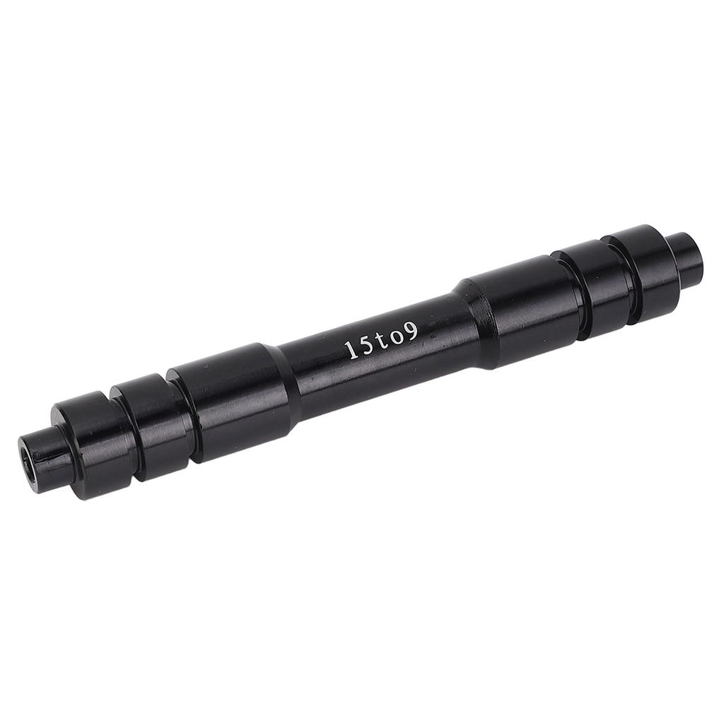 Cycle Wheel Fork Axle 15mm to 9mm Front Thru Axle Quick Release Hub Skewer Adapter for Conversion