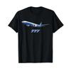 Airline Jet 777 Aircraft Commercial Jumbo T Shirt Vintage Fashion Unisex Comfortable Stretched Graphic Casual Soft