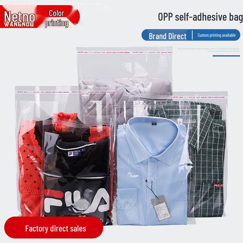 

Пакеты из прозрачного пластика с самоклеящимся клапаном для одежды 5*9cm 1000 Transparent