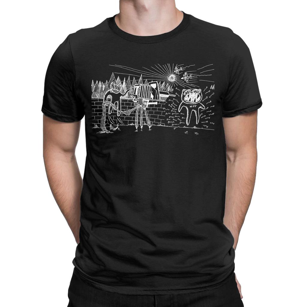 Funny Radioheads DESPOT T-Shirt Men Round Collar Pure Cotton T Shirts Short Sleeve Tees Summer Tops