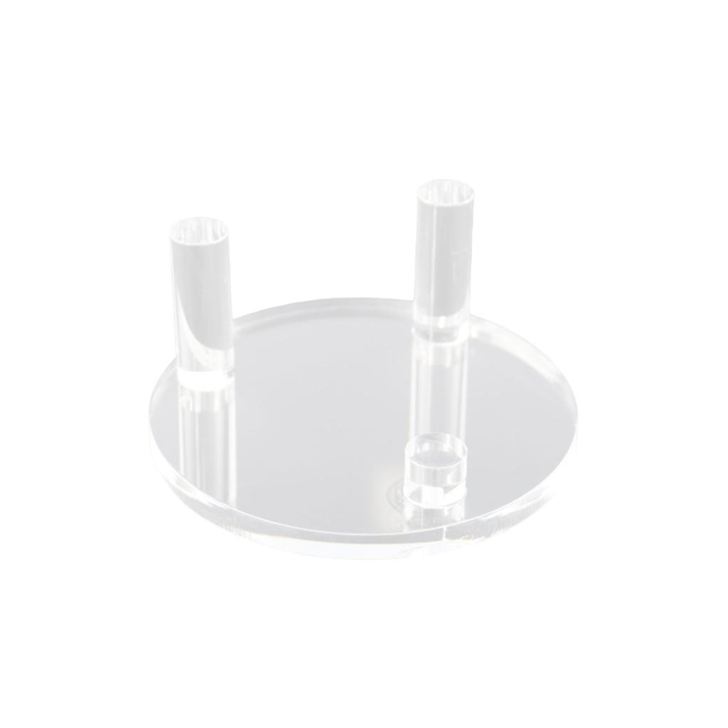 Clear Acrylic Easel Stand for Geodes and Fossils Display Large Crystal Holder Multipurpose Collectible Storage Rack