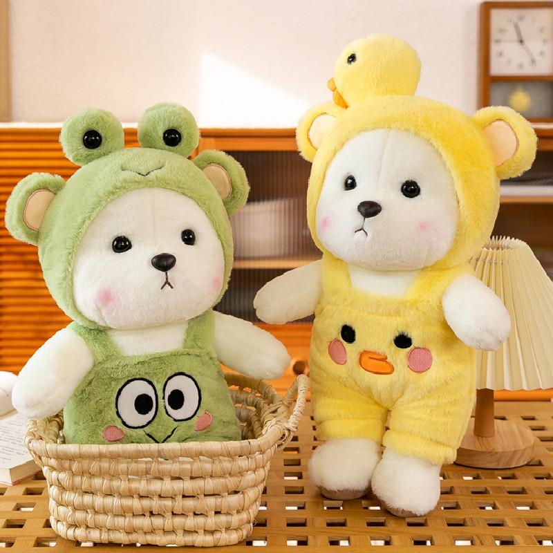 Adorable Teddy Bear Plush Toy Cute Stuffed Animal Perfect Birthday Gift For Girls