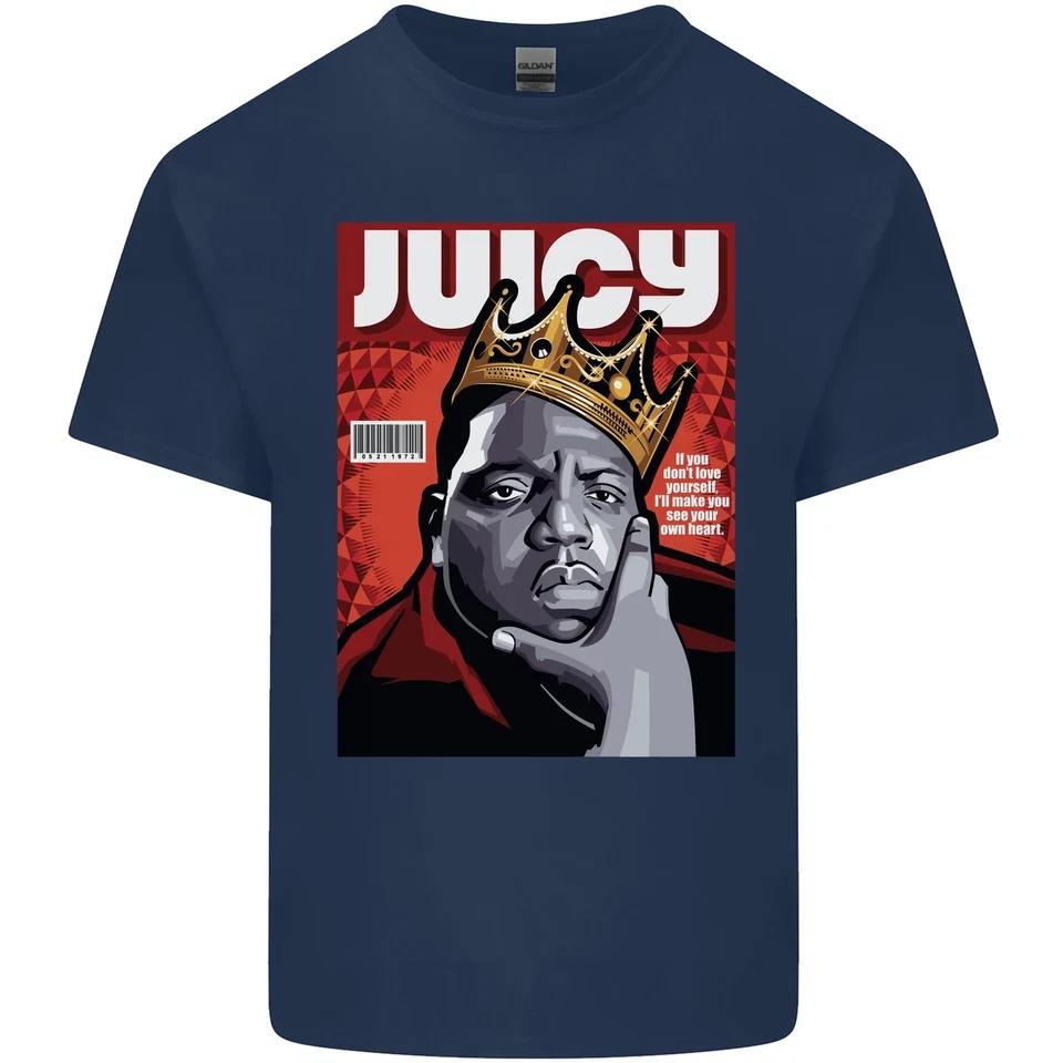 Juicy Rap Music Hip Hop Rapper Mens Cotton T-Shirt Tee Top 3XL