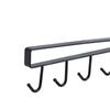 Kitchen Accessories Shelf Storage Hooks Clothes Hanging Rack Wardrobe Kitchen Organizer Cup Holder Glass Mug Holder 6 Hooks#w