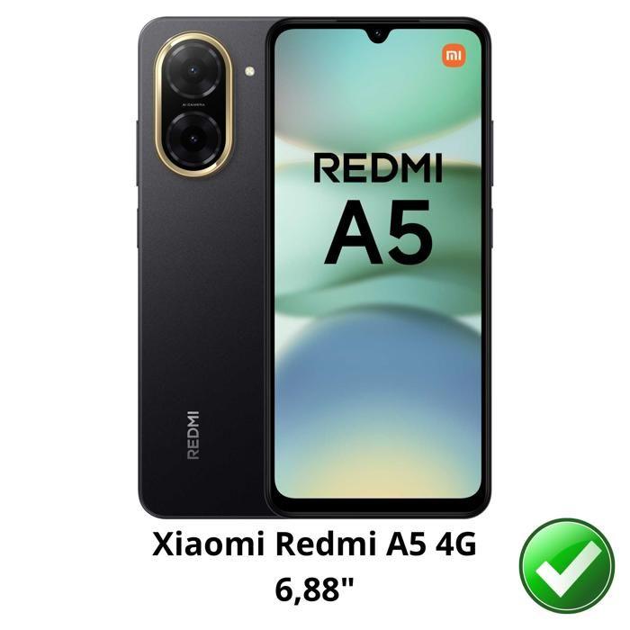 Tempered Glass - Phonillico® - Xiaomi Redmi A5 4G - Pack of 4 - Scratch Resistant - Screen Protector
