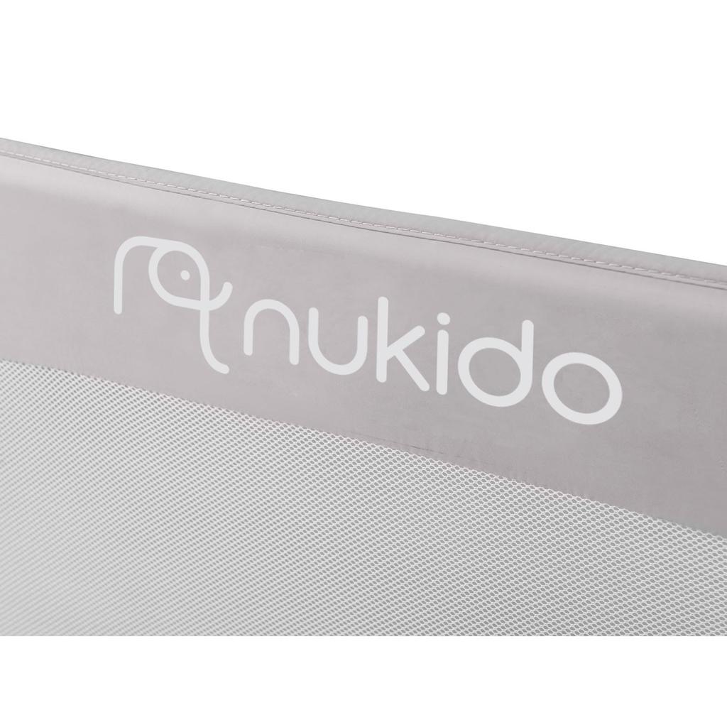 Protective Bed Rail 180 X 42 X 35 Cm Nukido Gray