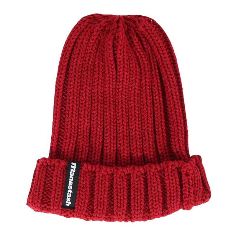 

[Mana Stash] 90 S LOGO BEANIE II/Logo beanie 792-3974005 men s F 104 red