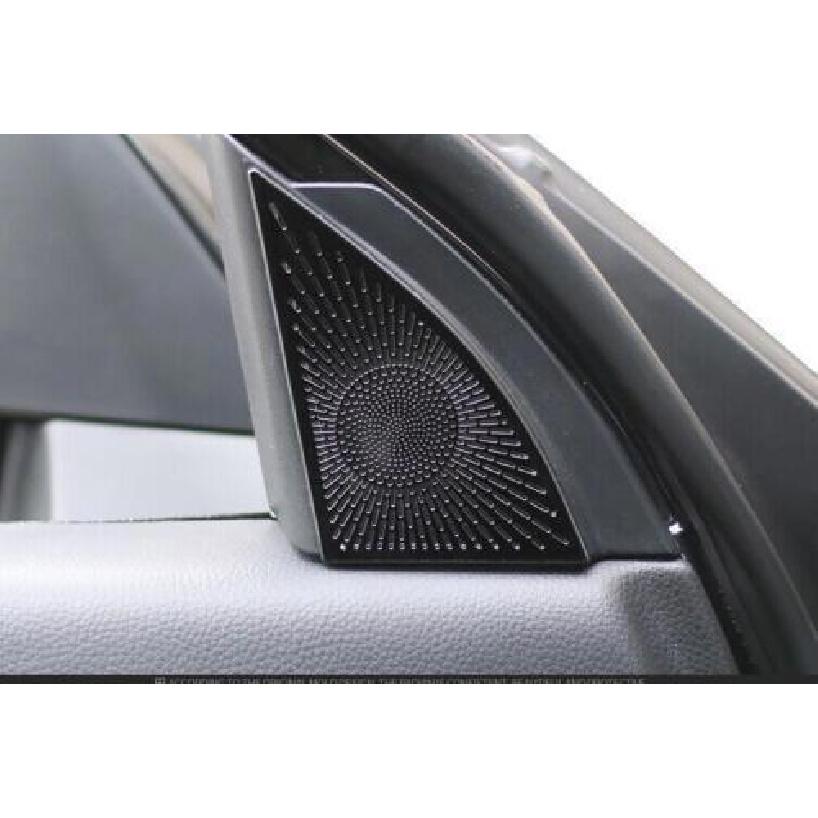 For Toyota Highlander - Black Titanium A pillar Speaker Cover Trim 2pcs