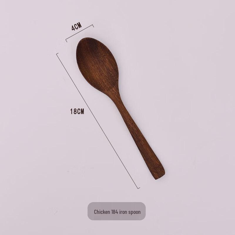 

ZISIZ Wenge Wood Soup Spoon Set