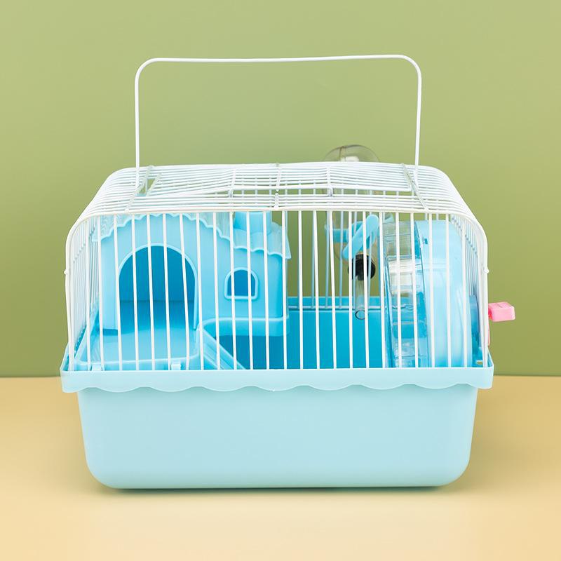 Luxury Portable Small Hamster Castle with Stairs - Golden Bear Paradise