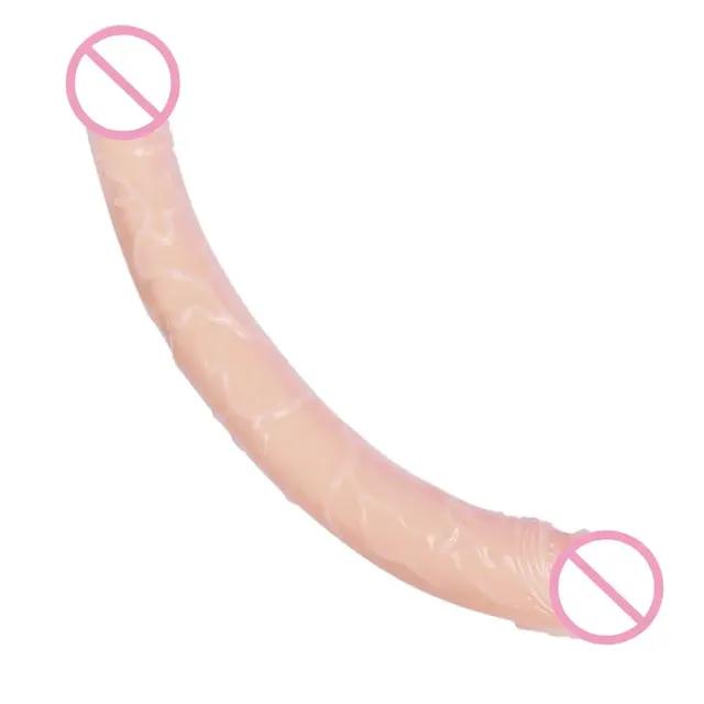 44cm Long Double Dildo For Women Strapon Realistic Dildo Female Masturbator Sex Toys For Women Lesbian Penis Masturbation Toys