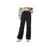 Anta Comfortable Casual Simple Straight Leg Sports Pants Women bottoms Basic-Black 162517515N-5
