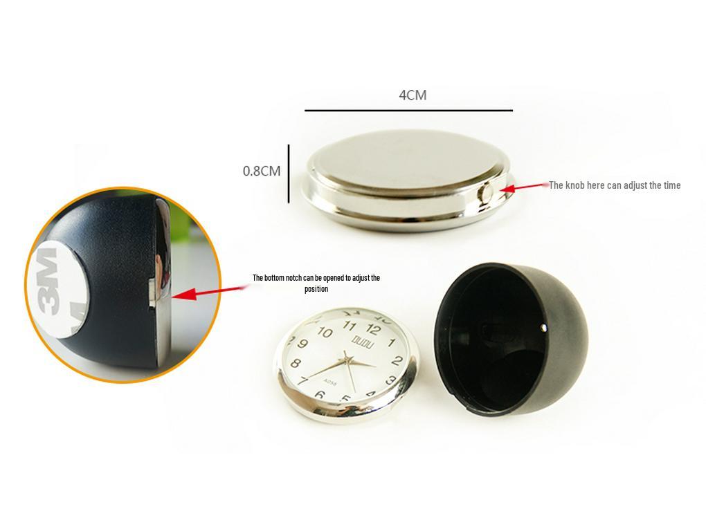 Digital Car Quartz Clock - Creative Electronic Auto Accessory